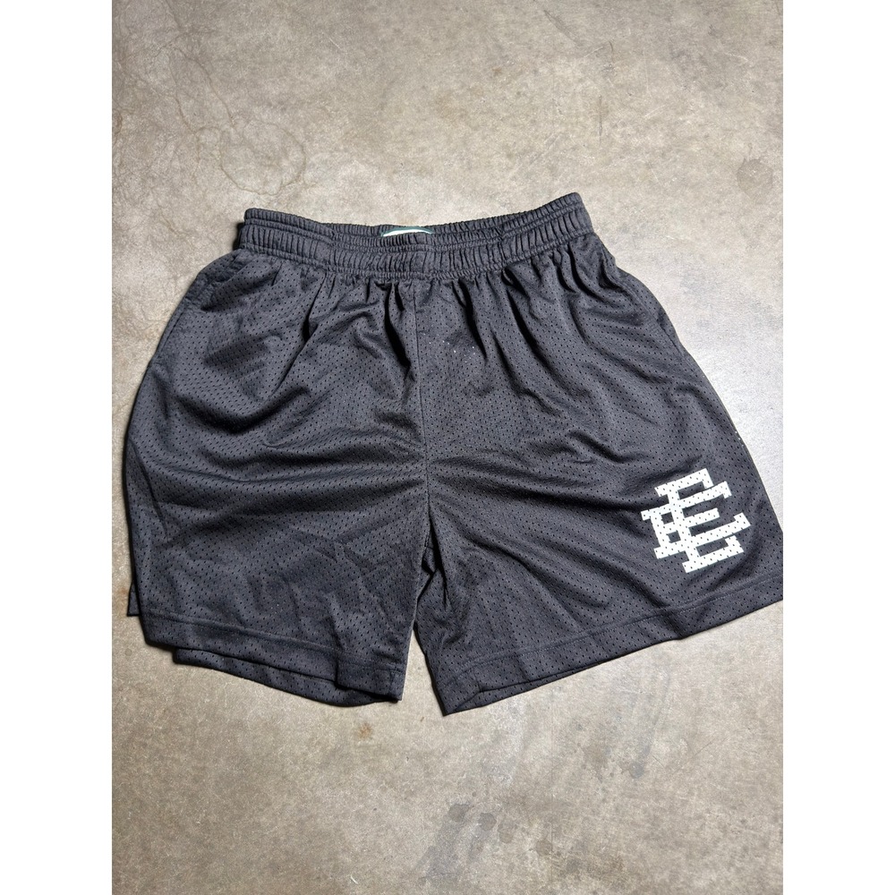 Eric Emanuel Mesh Shorts Black Mens Small